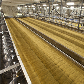Photo of a Rahr's malt processing plant